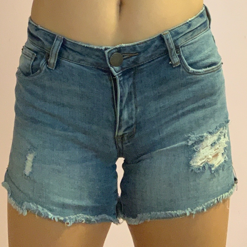 denim shorts